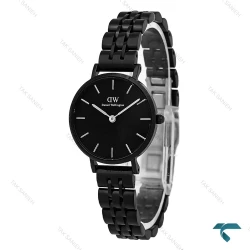 ساعت دنیل ولینگتون زنانه گرد فول مشکی اسمال DW-8615-L