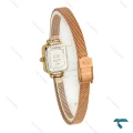 ساعت دنیل ولینگتون مینی زنانه بند حصیری رزگلد صفحه طلایی DW-8622-L