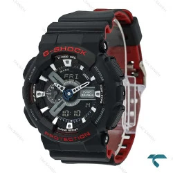 ساعت جیشاک G110 مردانه مشکی زرشکی GShock-8629-G