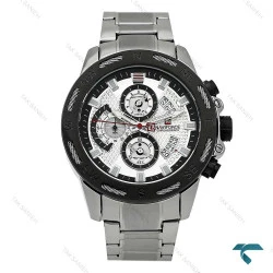 ساعت نیوی فورس مردانه NF9165 سه موتوره کرنوگراف سیلور NaviForce-8630-G