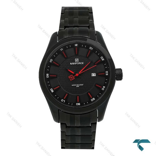 ساعت نیوی فورس NF8032 مشکی ایندکس قرمز NaviForce-8636-G