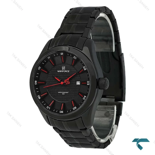 ساعت نیوی فورس NF8032 مشکی ایندکس قرمز NaviForce-8636-G