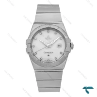ساعت امگا کانسلیشن مردانه سیلور صفحه صدف Omega-8637-G
