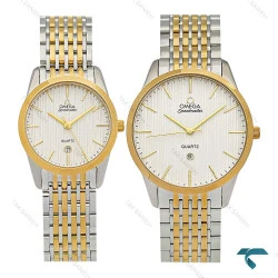 ست ساعت امگا سیمستر دو رنگ طلایی Omega-8640-S