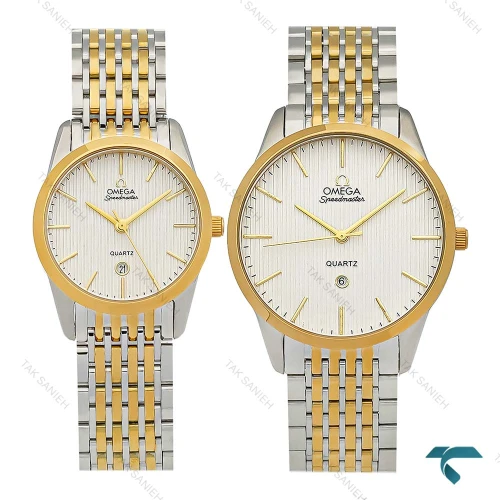ست ساعت امگا سیمستر دو رنگ طلایی Omega-8640-S