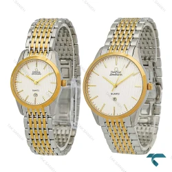 ست ساعت امگا سیمستر دو رنگ طلایی Omega-8640-S