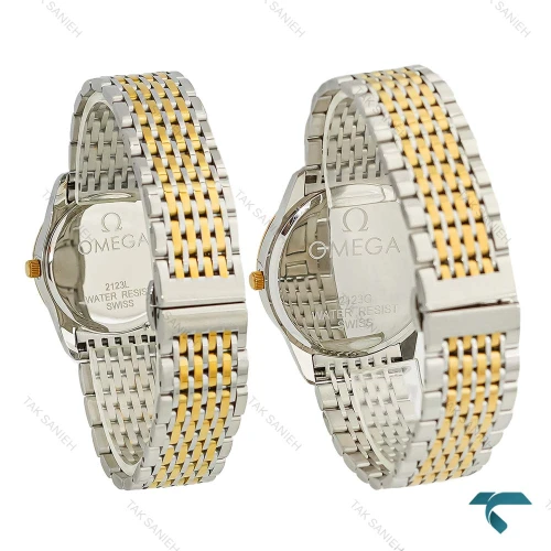 ست ساعت امگا سیمستر دو رنگ طلایی Omega-8640-S