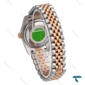 ساعت مچی رولکس زنانه دورنگ رزگلد صفحه صدف Rolex-8644-L