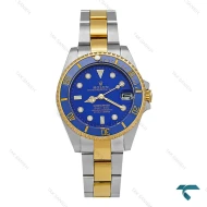 ساعت رولکس ساب مارینر زنانه دورنگ طلایی صفحه آبی Rolex-8646-L