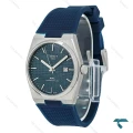 ساعت تیسوت پاورماتیک PRX مردانه استیل بند رابر سرمه ای Tissot-8650-G