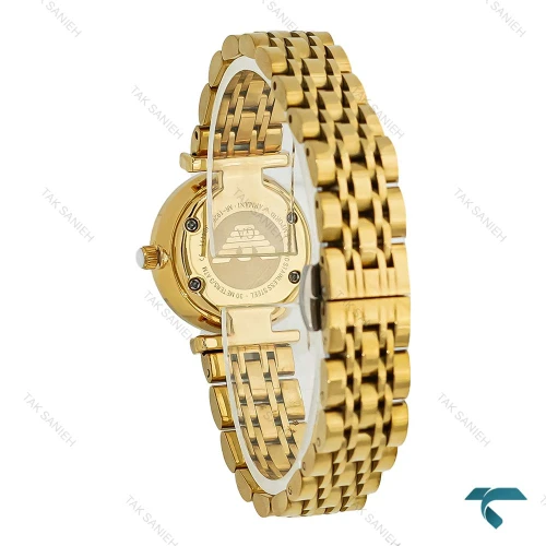 ساعت امپریو آرمانی زنانه مینی طلایی صفحه فیروزه ای Armani-8364-L