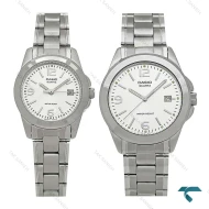 ساعت مچی ست کاسیو اورجینال نقره ای Casio-8379-S