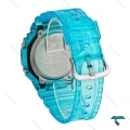 ساعت جیشاک GA2100 مردانه آبی شیشه ای صفحه آبرنگ GShock-8382-G