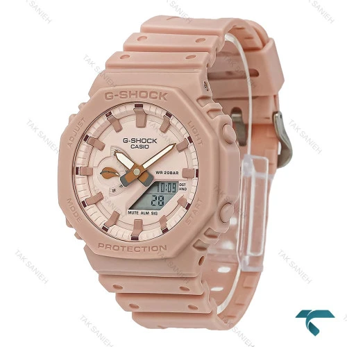 کاسیو جی شاک GA2100 مردانه صورتی GShock-8383-G