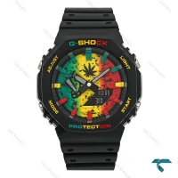 کاسیو جیشاک مردانه GA2100 مشکی صفحه رنگی GShock-8387-G