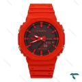 ساعت جیشاک GA2100 مردانه قرمز صفحه مشکی GShock-8390-G
