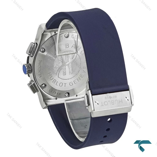 ساعت هابلوت مردانه سه موتوره کرنوگراف سیلور سرمه ای Hublot-8394-G