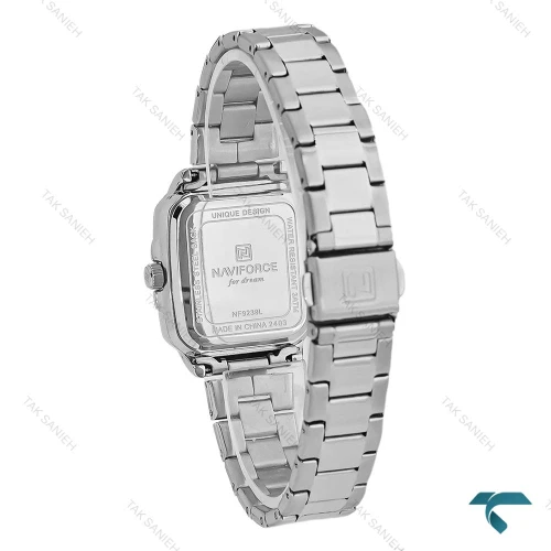 ساعت نیوی فورس NF9239L زنانه سیلور مشکی NaviForce-8398-L