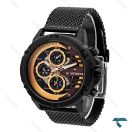 نیوی فورس NF9110 مردانه بند حصیری مشکی NaviForce-8401-G