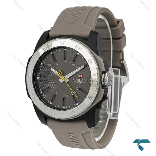 ساعت نیوی فورس NF7112 مردانه طوسی NaviForce-8403-G