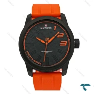 ساعت نیوی فورس NF9202 نارنجی قاب مشکی NaviForce-8404-G