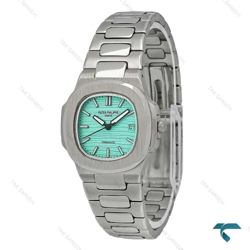 ساعت زنانه پتک فیلیپ ناتیلوس سیلور صفحه تیفانی Patek-8407-L