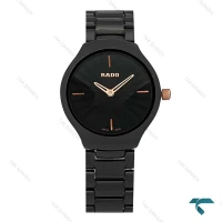 ساعت مچی رادو زنانه سرامیکی مشکی ایندکس خط Rado-8409-L