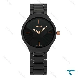 ساعت مچی رادو زنانه سرامیکی مشکی ایندکس خط Rado-8409-L