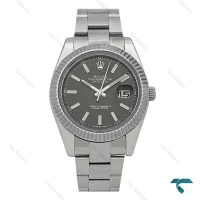 ساعت رولکس مردانه Datejust 2 سیلور صفحه خاکستری Rolex-8411-G