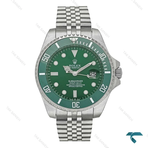 ساعت رولکس سابمارینر مردانه استیل صفحه سبز بند جوبیلی Rolex-8413-G