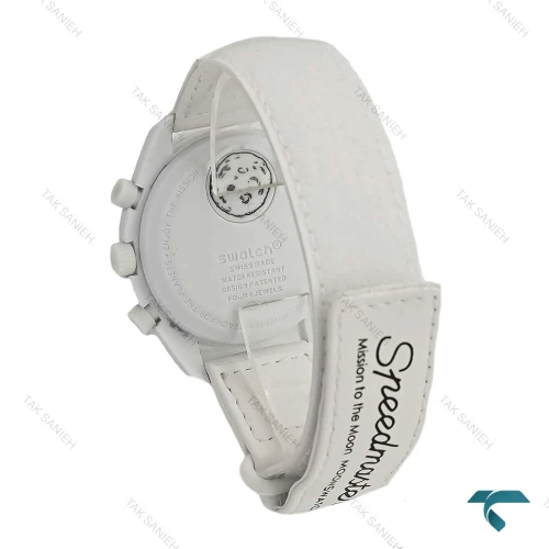امگا سواچ سفید ماموریت به ماه جدید Swatch-8415-L