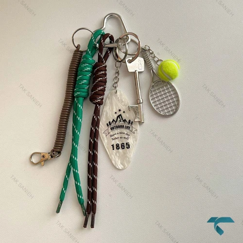 آویز کیف زنانه تنیس وکلید Charm-8422-L