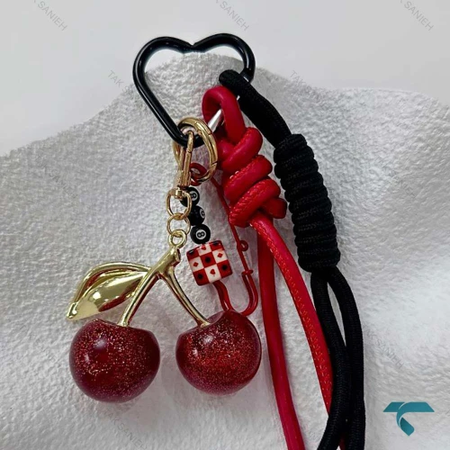 چارم بگ کوچ گیلاس قرمز مشکی Coach-8437-L
