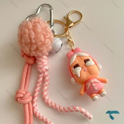 آویز کیف کرای بیبی صورتیCryBaby-8440-L