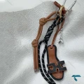 چارم بگ زنانه طرح صندل هرمس Hermes-8447-L