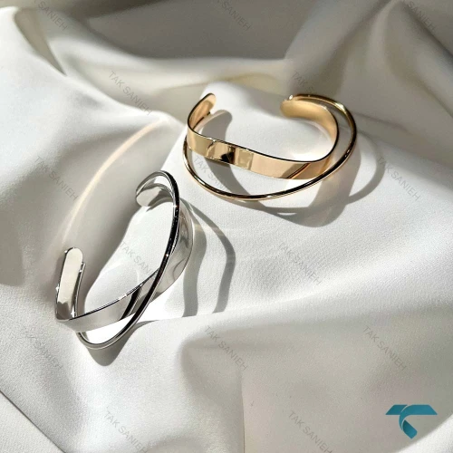 دستبند زنانه موج دار Bracelet-8460-L