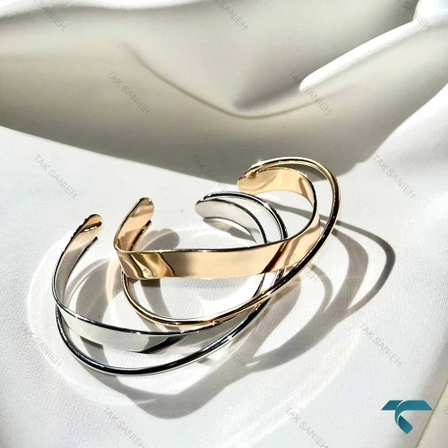 دستبند زنانه موج دار Bracelet-8460-L