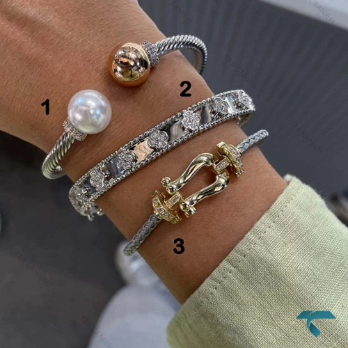 دستبندهای زنانه  ست یورمنBracelet-8475-L