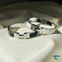 دستبند هرمس میناکاری نقره ای Hermes-8488-L