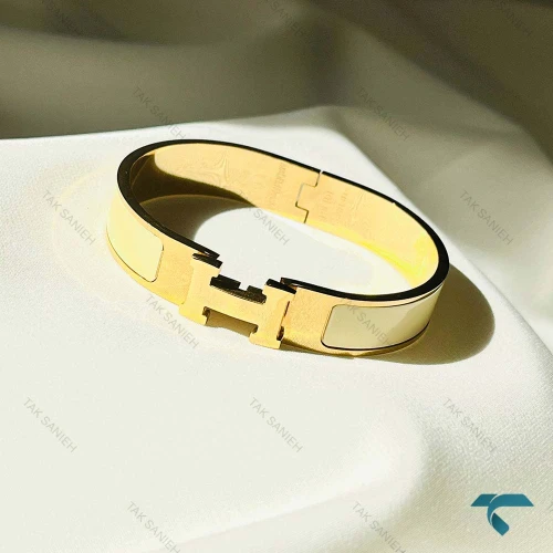 دستبند هرمس طلایی Hermes-8489-L
