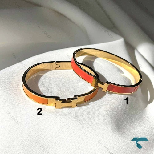 دستبند هرمس نارنجی Hermes-8491-L