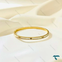 دستبند میناکاری طلاییMinaKari-8500-L