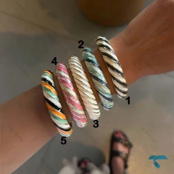 دستبند میناکاری زنانه رنگبندی MinaKari-8507-L