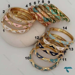 دستبند زنانه میناکاری رنگبندی MinaKari-8508-L