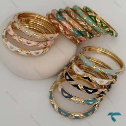 دستبند زنانه میناکاری رنگبندی MinaKari-8508-L