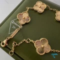 دستبند ونکلیف طلایی VanCleef-8517-L