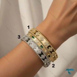 بنگل ونکلیف طرح طلا VanCleef-8519-L