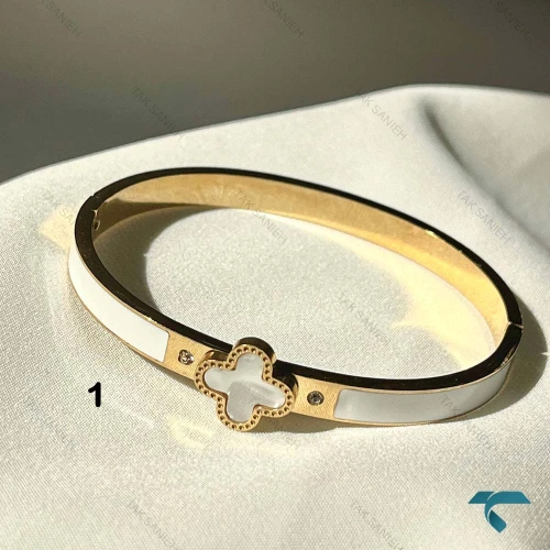 دستبند ونکلیف طلایی VanCleef-8521-L