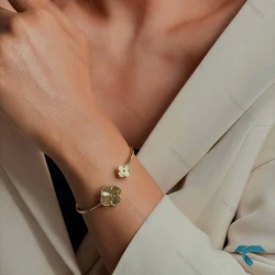 بنگل طلایی ونکلیف VanCleef-8526-L