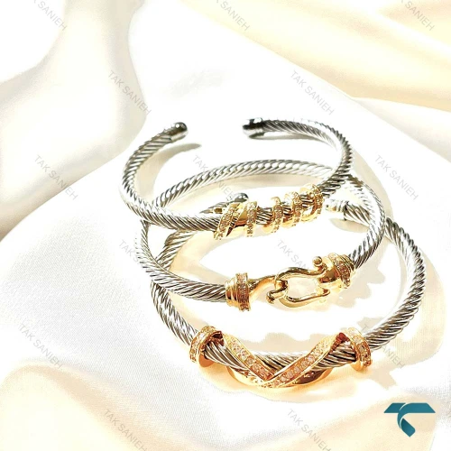 دستبند یورمن طرح بندی Yourman-8527-L